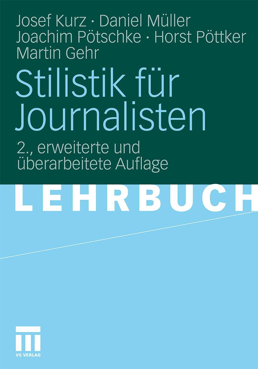 Vorderes Coverbild Stilistik für Journalisten