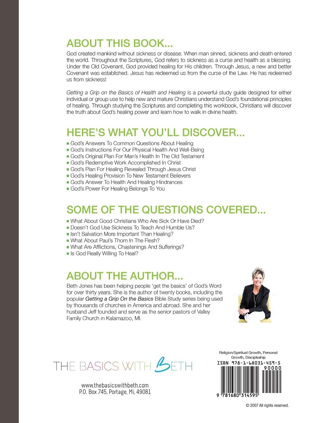 Rückseitencover Getting a Grip on the Basics of Health and Healing