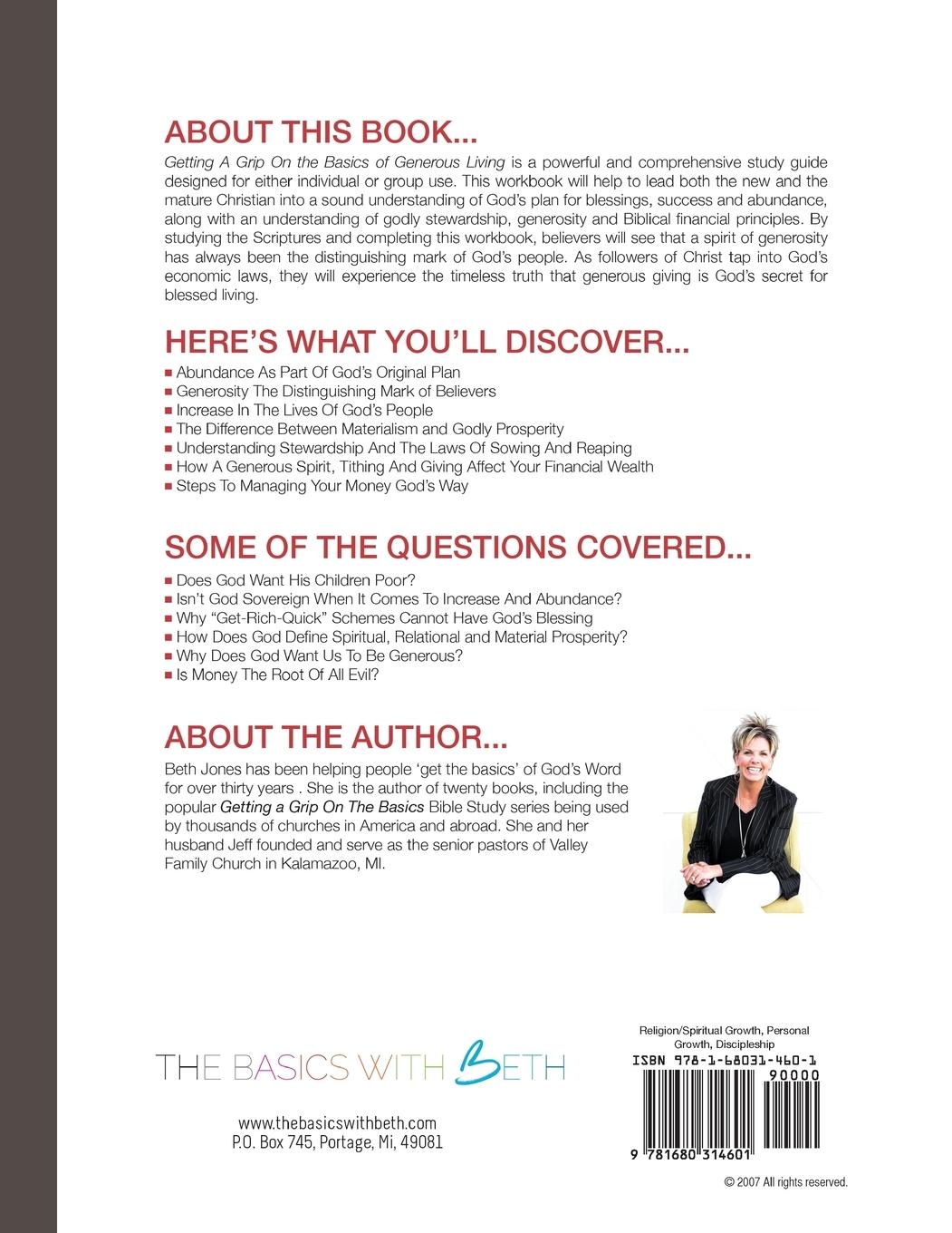 Rückseitencover Getting a Grip on the Basics of Generous Living