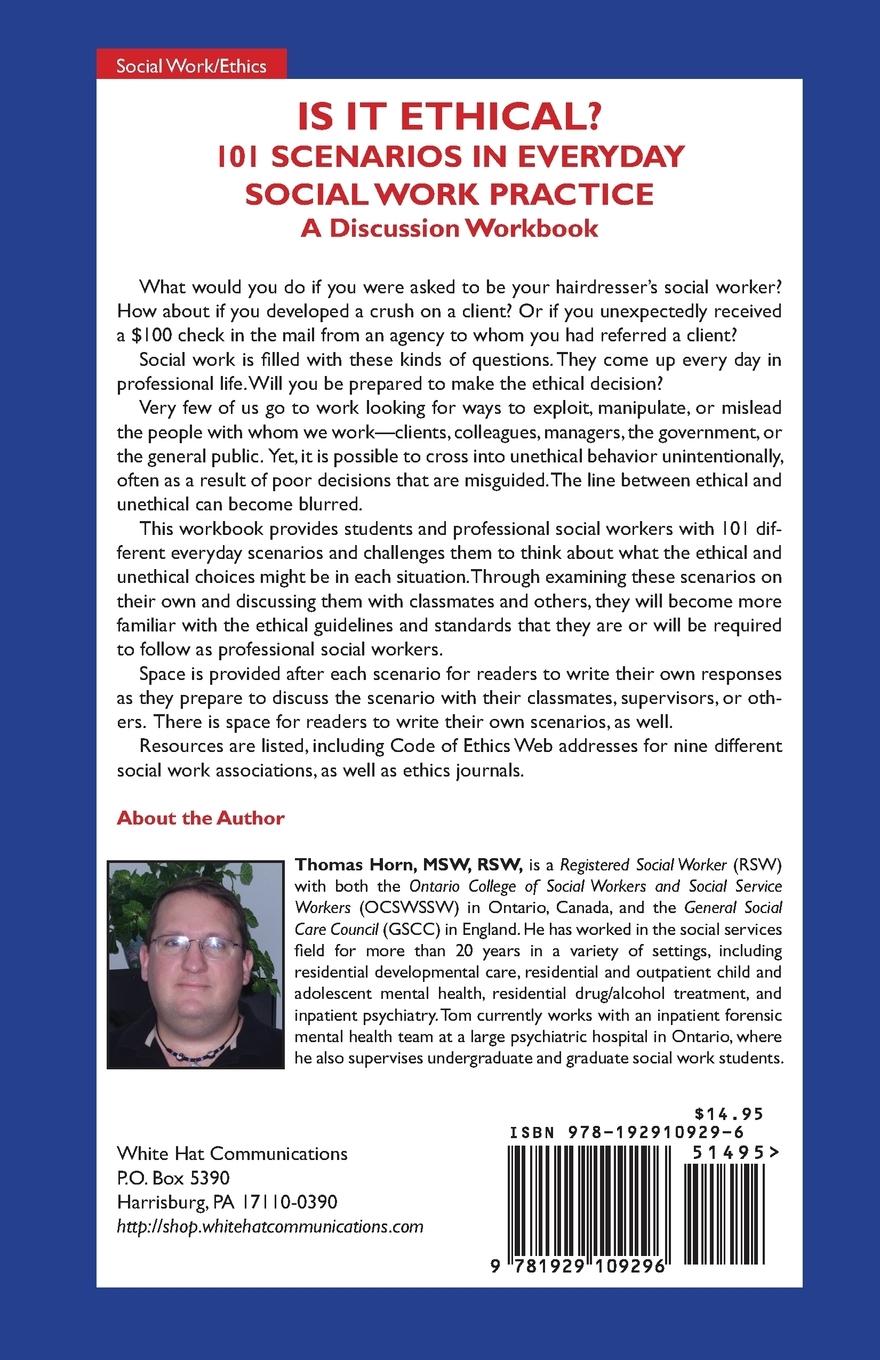 Rückseitencover Is It Ethical? 101 Scenarios in Everyday Social Work Practice