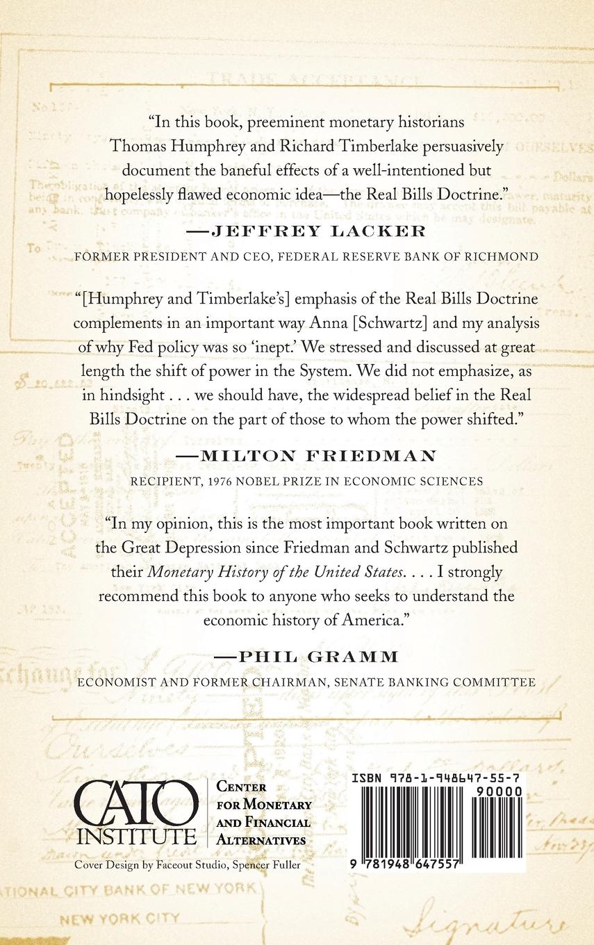 Rückseitencover Gold, the Real Bills Doctrine, and the Fed