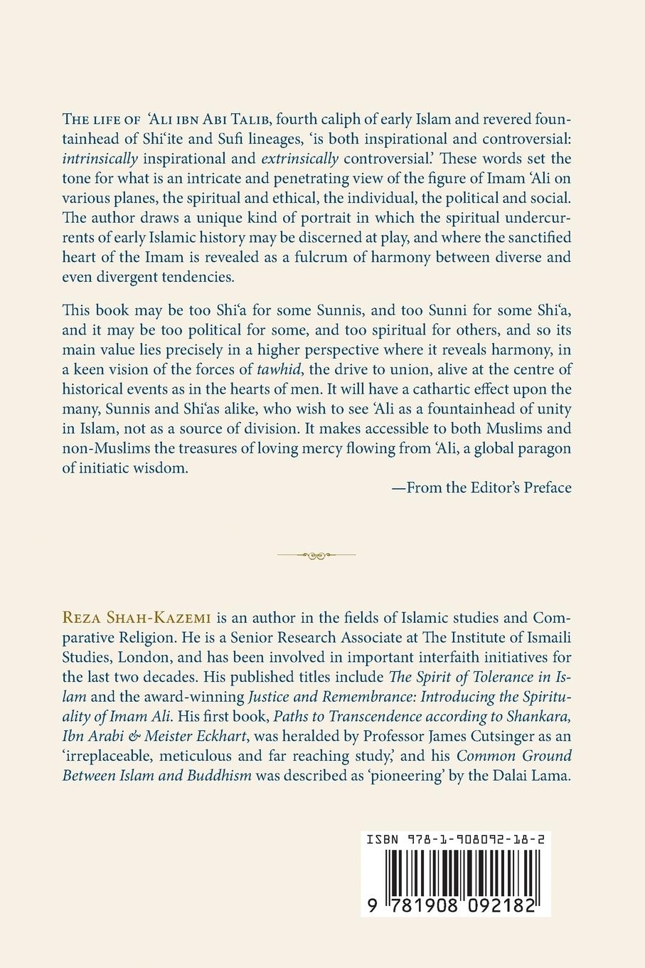 Rückseitencover Imam 'Ali From Concise History to Timeless Mystery