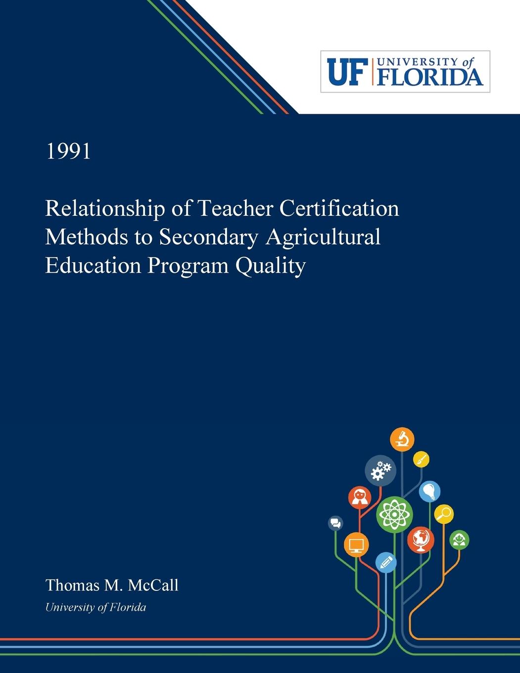 Vorderes Coverbild Relationship of Teacher Certification Methods to Secondary Agricultural Education Program Quality