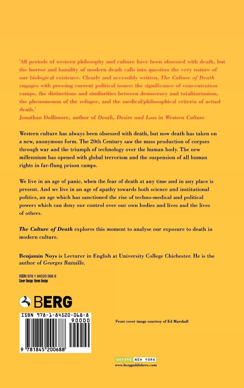 Rückseitencover The Culture of Death