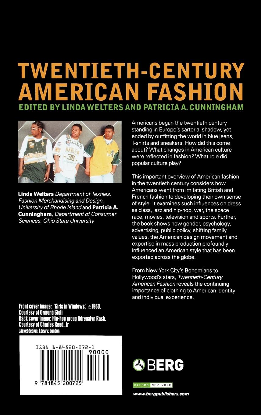 Rückseitencover Twentieth-Century American Fashion