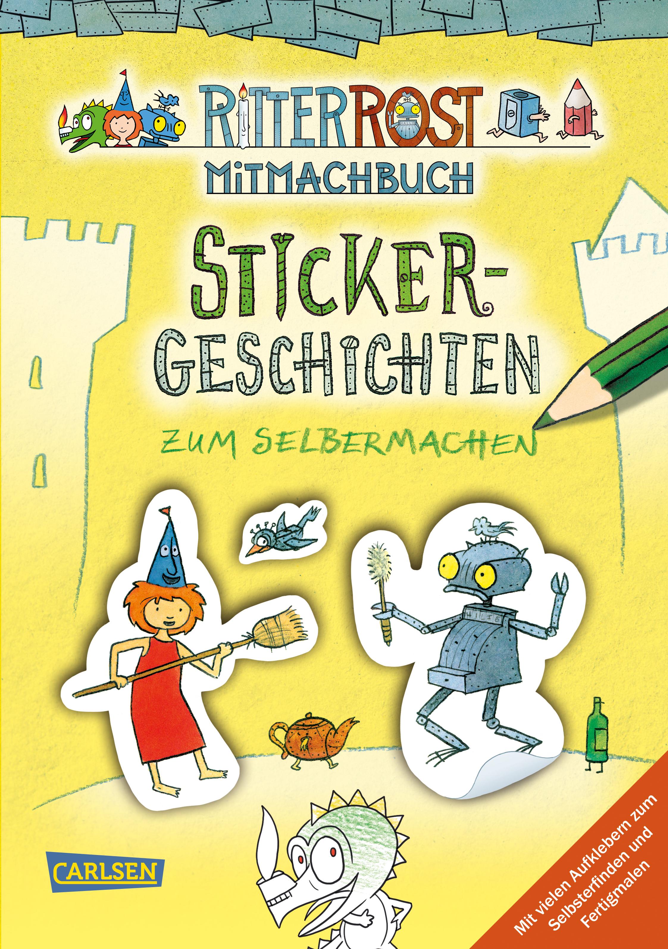 Vorderes Coverbild Ritter Rost: Sticker-Geschichten zum Selbermachen