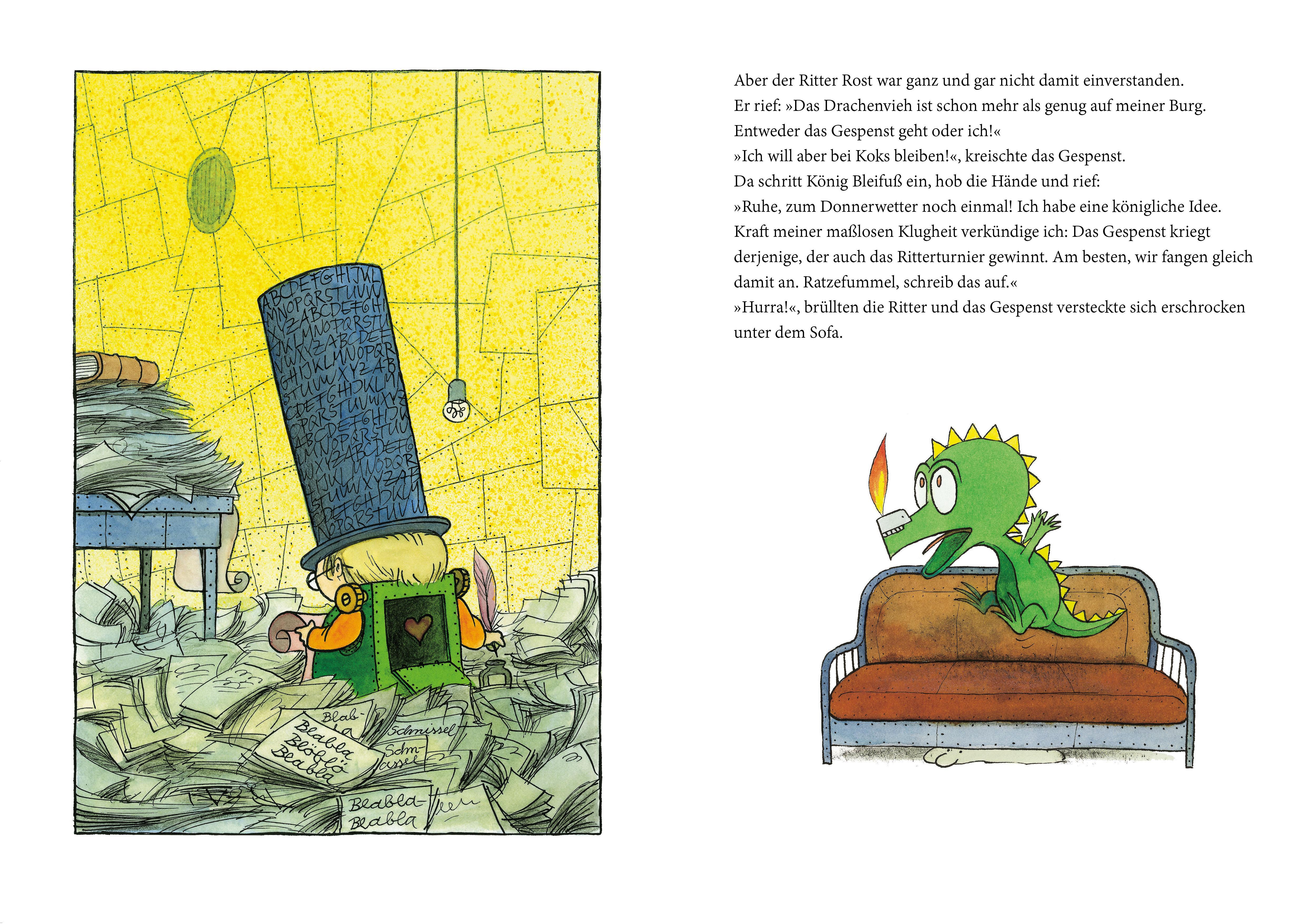 Beispielinhalt (Bild) Ritter Rost 2: Ritter Rost und das Gespenst