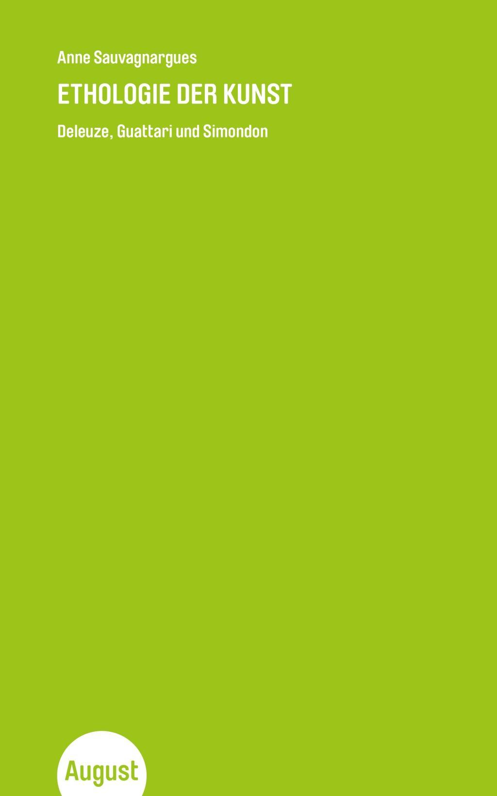 Vorderes Coverbild Ethologie der Kunst