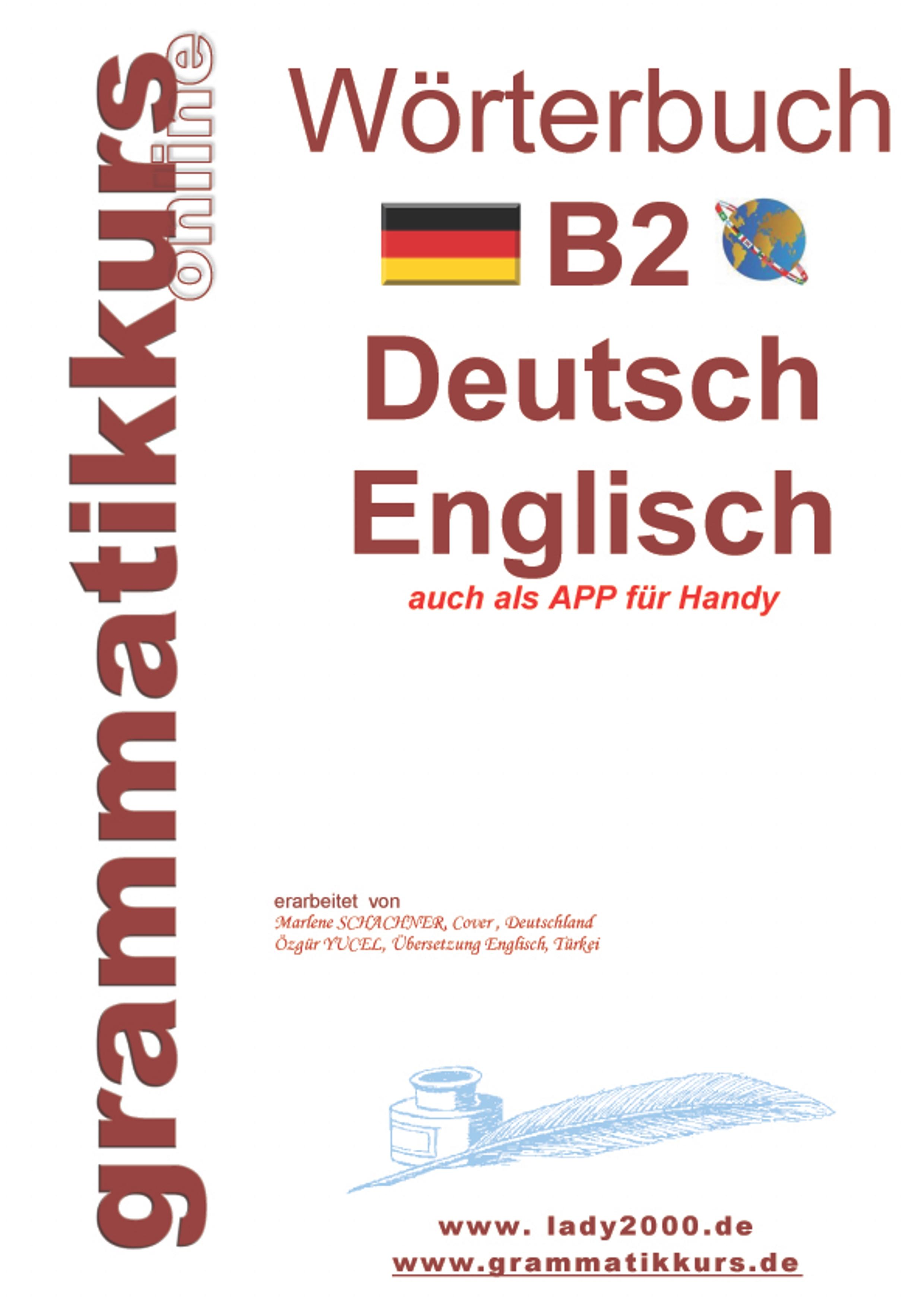 Vorderes Coverbild Wörterbuch B2 Deutsch - Englisch