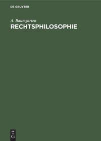 Vorderes Coverbild Rechtsphilosophie