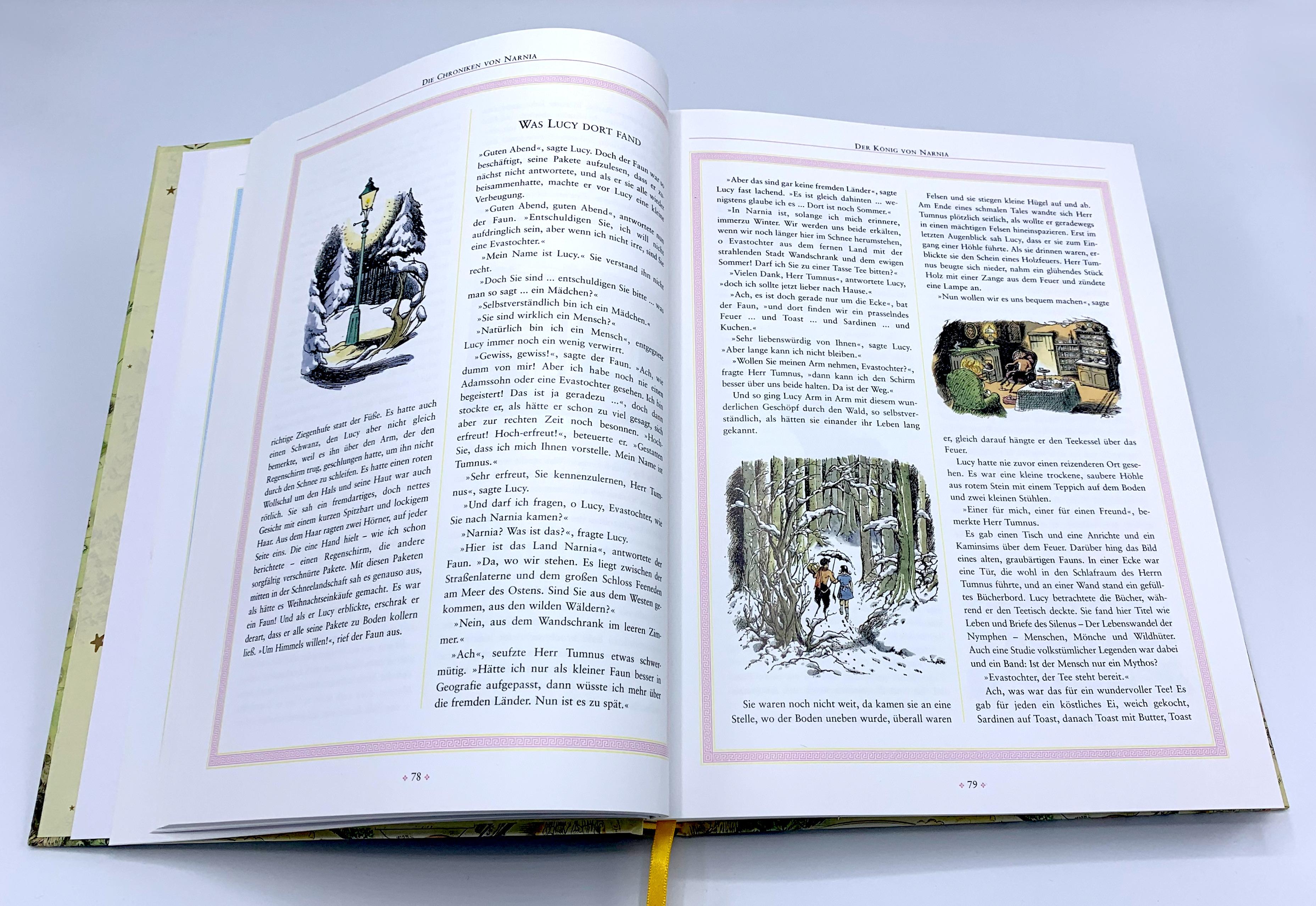 Beispielinhalt (Bild) Die Chroniken von Narnia - Illustrierte Gesamtausgabe