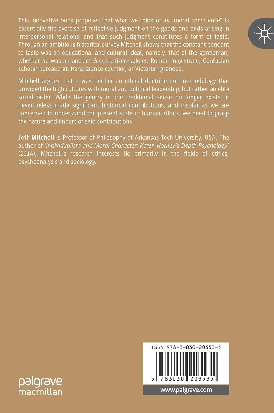 Rückseitencover On the Decline of the Genteel Virtues