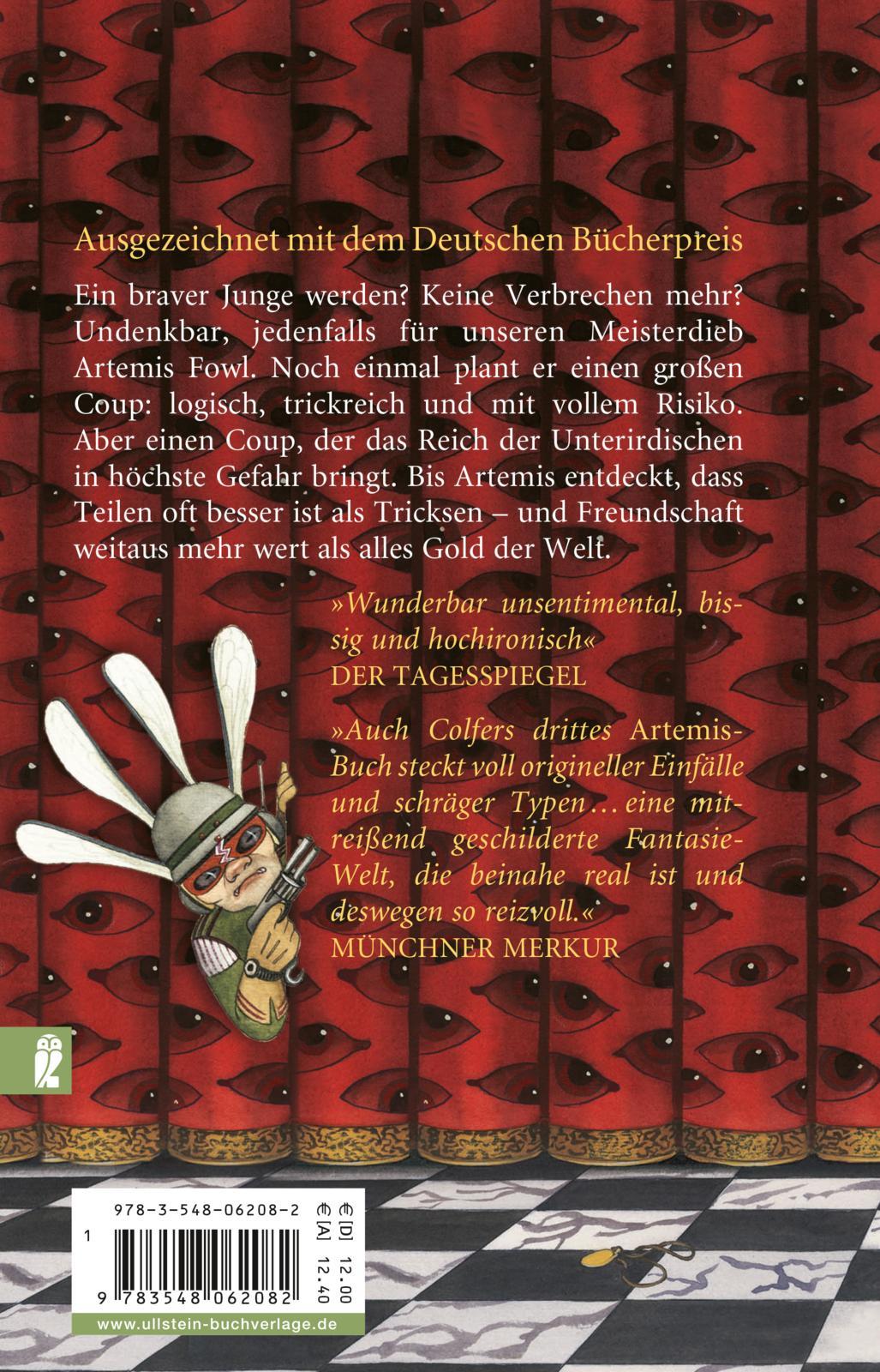 Rückseitencover Artemis Fowl - Der Geheimcode