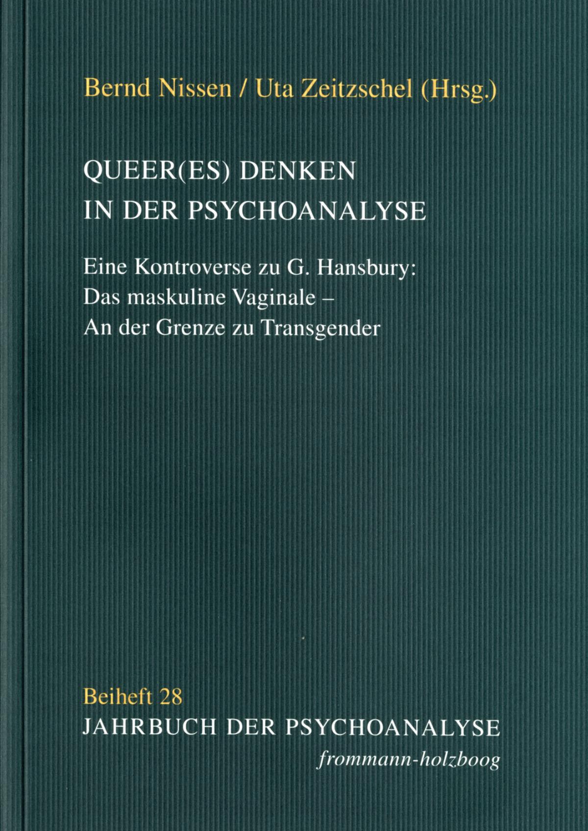 Vorderes Coverbild Queer(es) Denken in der Psychoanalyse