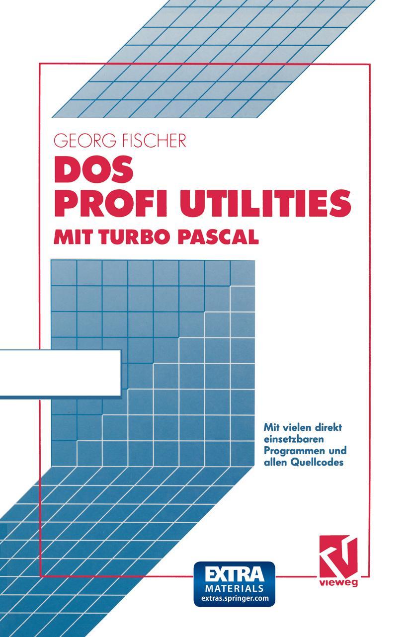 Vorderes Coverbild DOS Profi Utilities mit Turbo Pascal