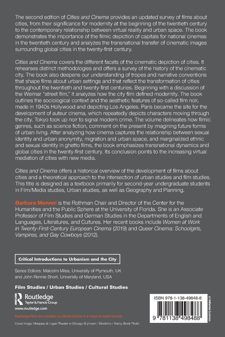 Rückseitencover Cities and Cinema