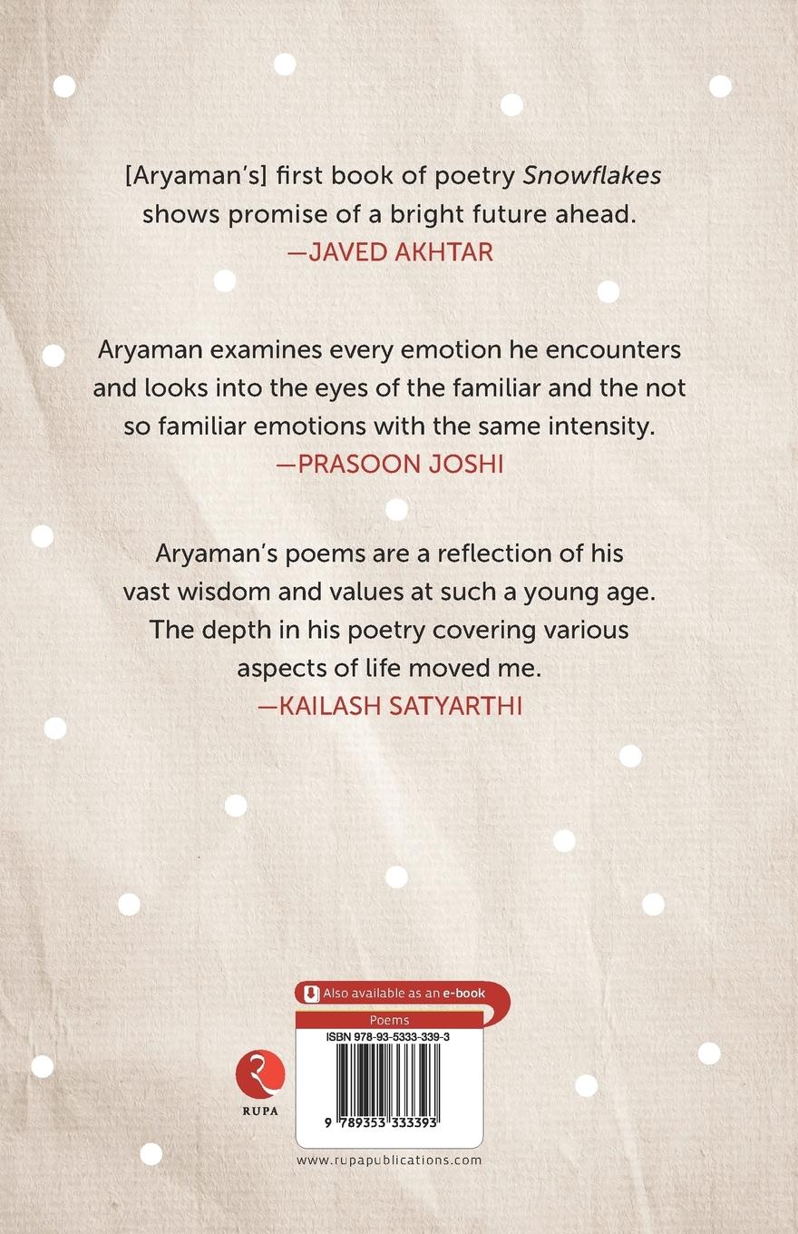 Rückseitencover Snowflakes - A Collection of Poems