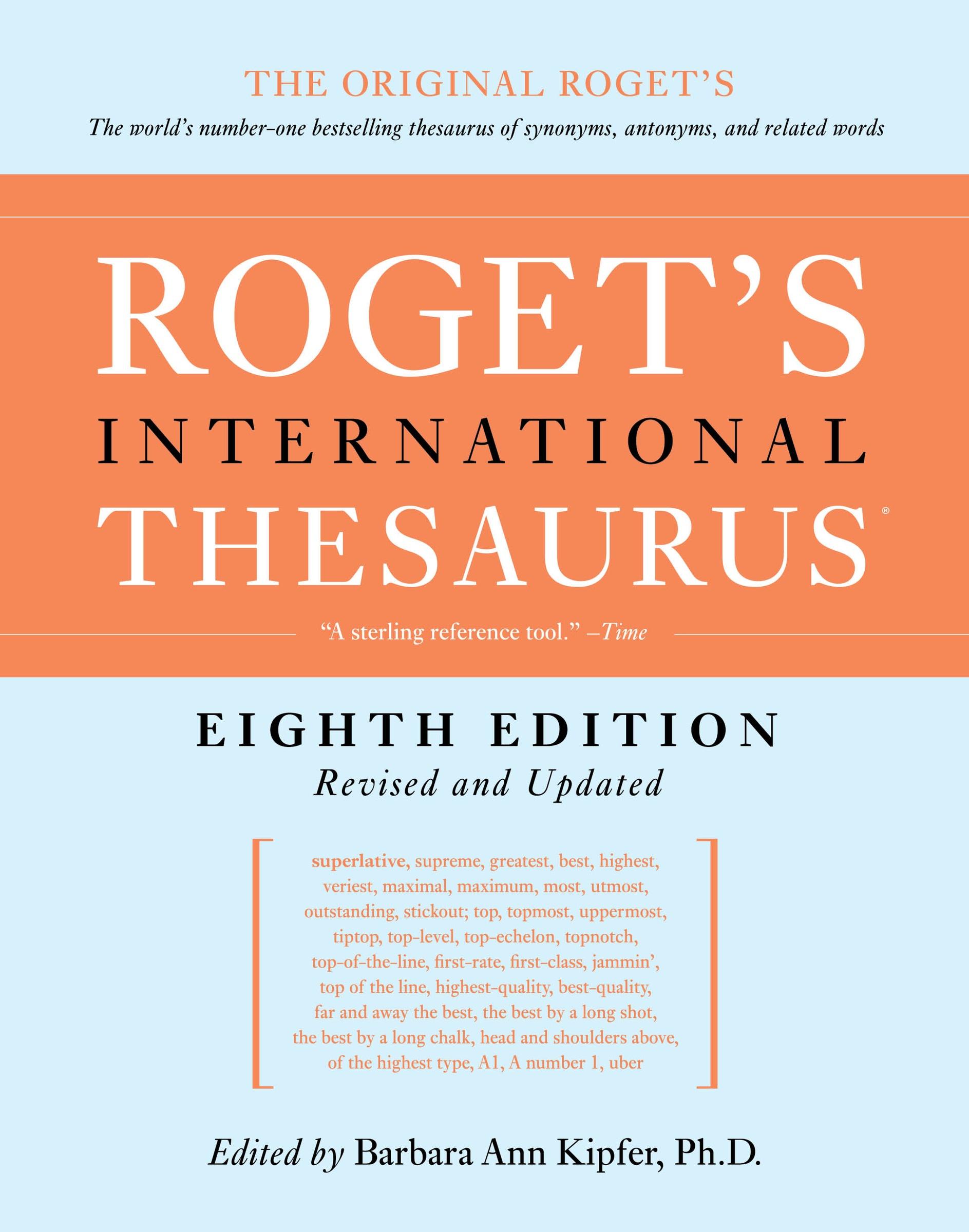 Vorderes Coverbild Roget's International Thesaurus, 8th Edition