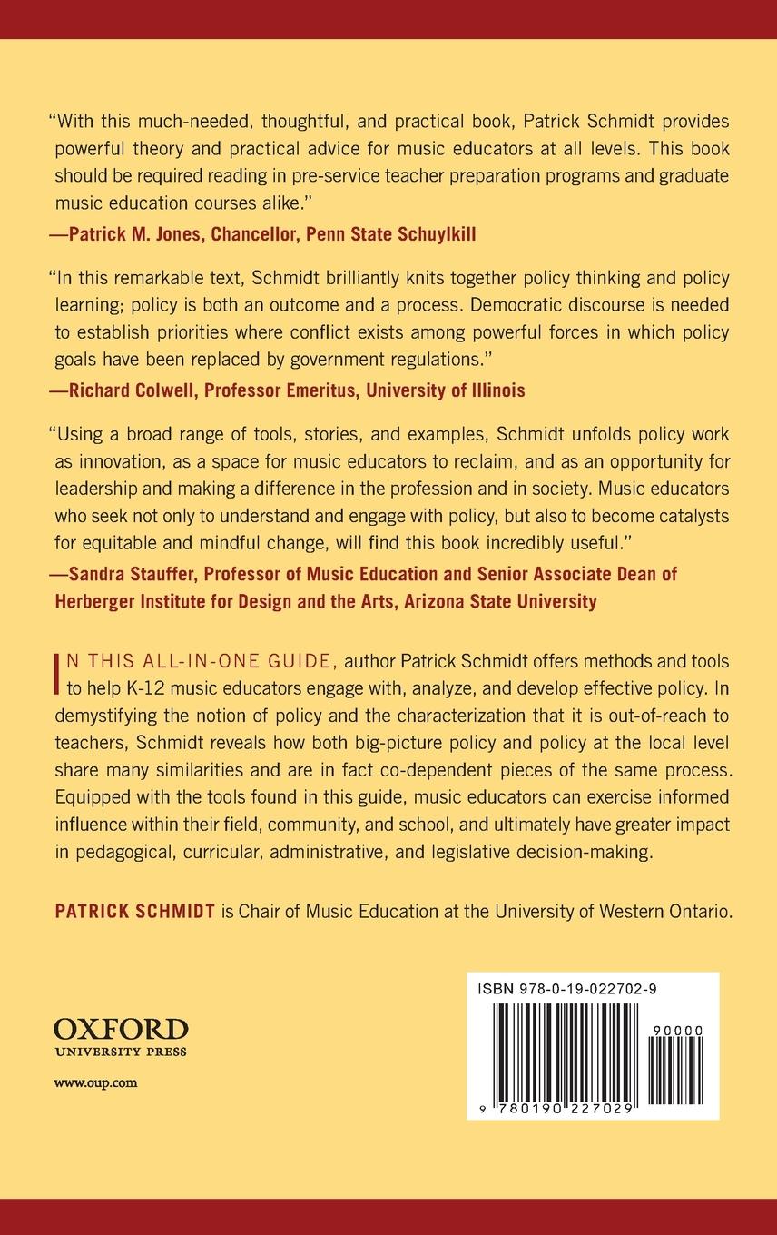 Rückseitencover Policy as Practice