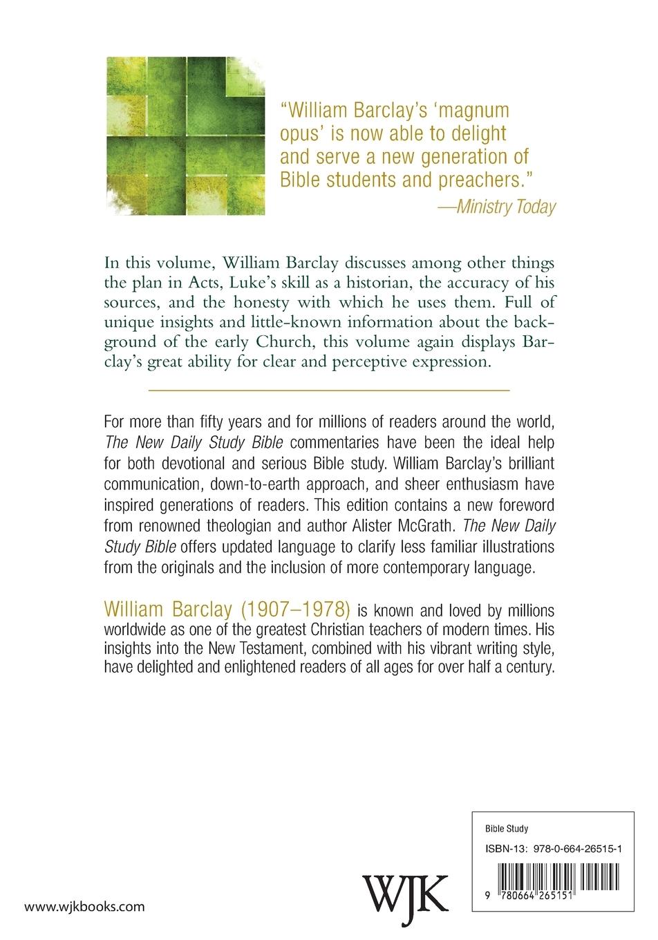 Rückseitencover The Acts of the Apostles (Enlarged Print)