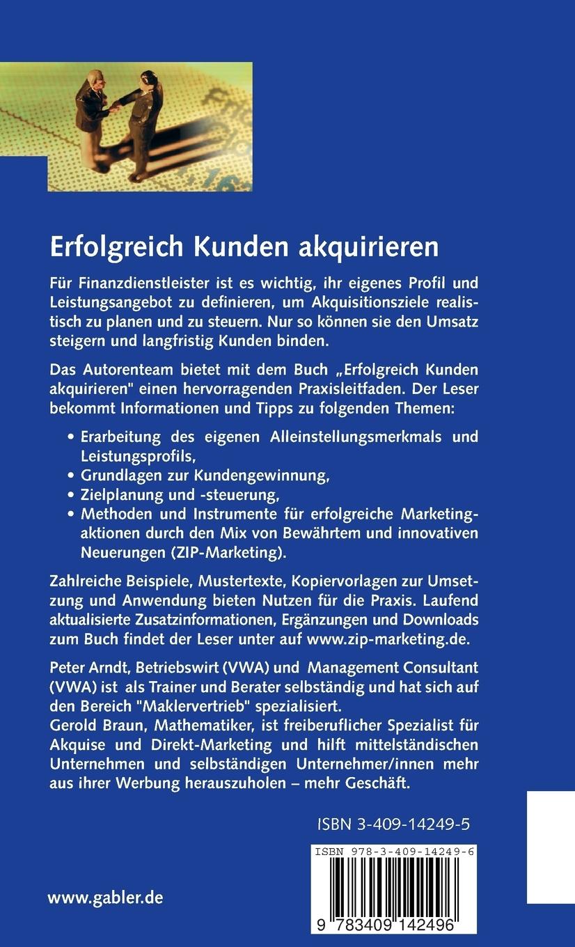 Rückseitencover Erfolgreich Kunden akquirieren