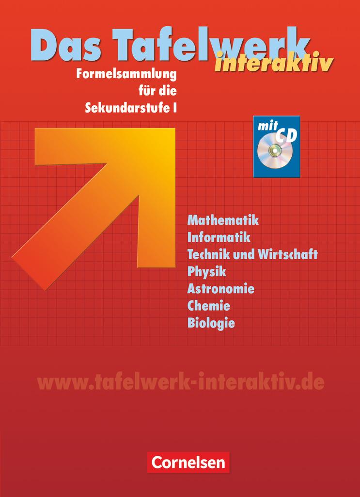 Vorderes Coverbild Das große Tafelwerk interaktiv. Schülerbuch mit CD-ROM. Östliche Bundesländer