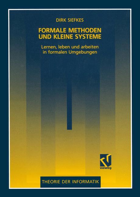 Vorderes Coverbild Formale Methoden und kleine Systeme