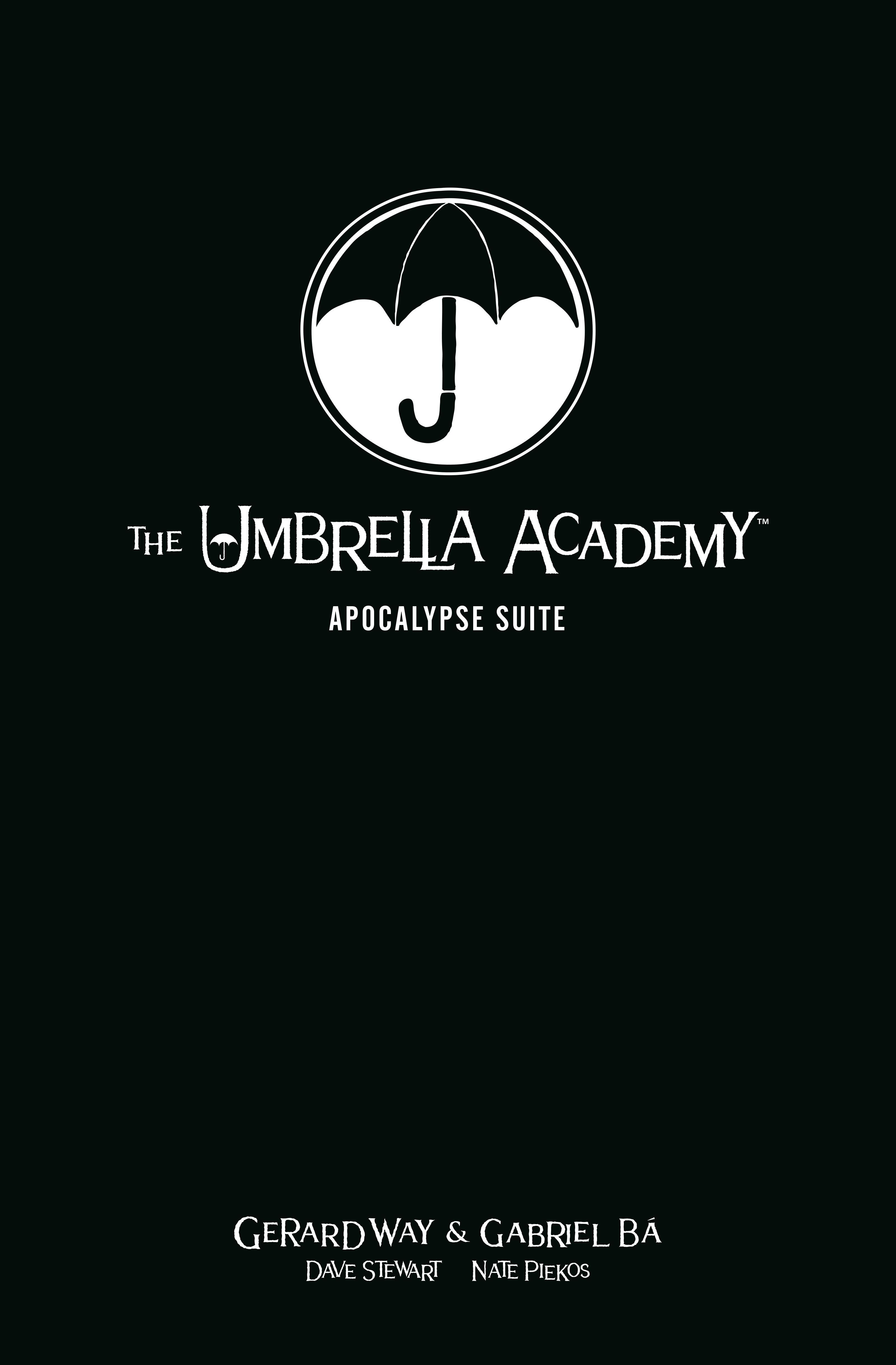 Vorderes Coverbild The Umbrella Academy Library Edition Volume 1: Apocalypse Suite