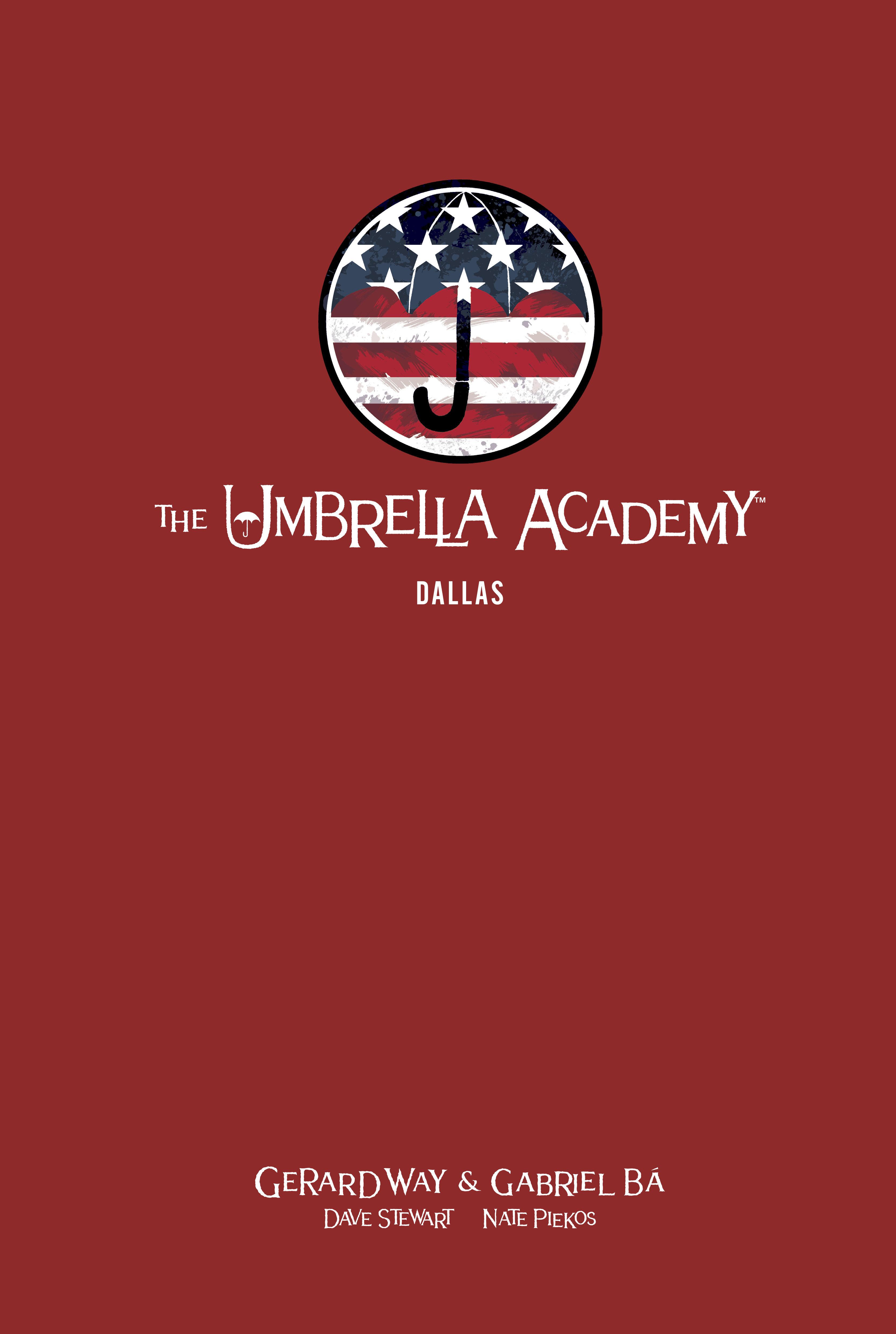 Vorderes Coverbild The Umbrella Academy Library Edition Volume 2: Dallas