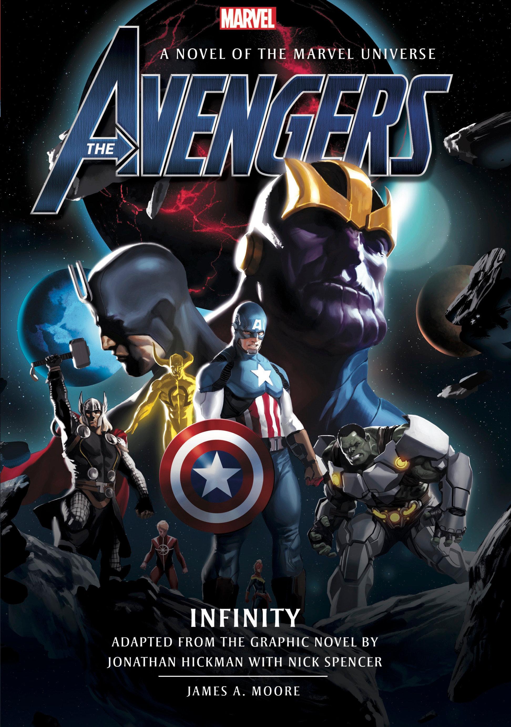 Vorderes Coverbild Avengers: Infinity Prose Novel