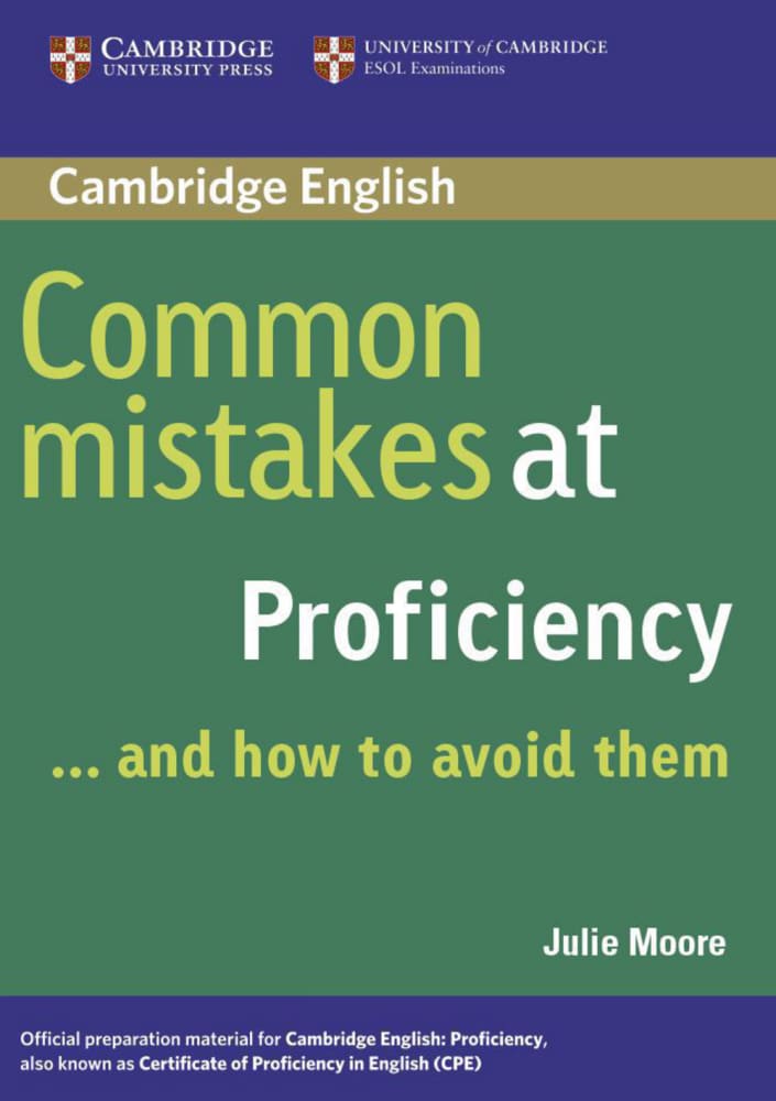 Vorderes Coverbild Common Mistakes at Proficiency. Book