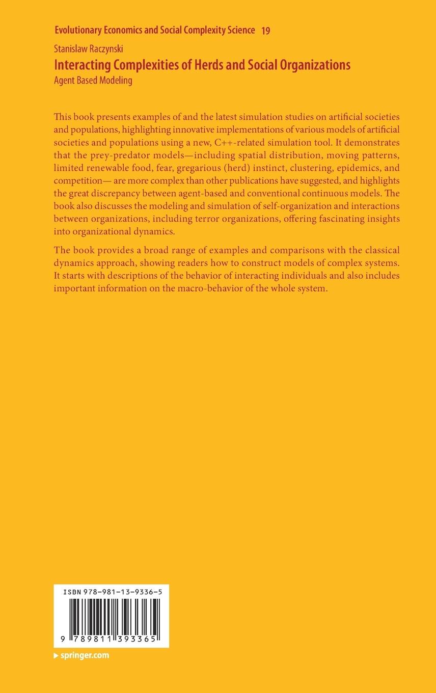 Rückseitencover Interacting Complexities of Herds and Social Organizations