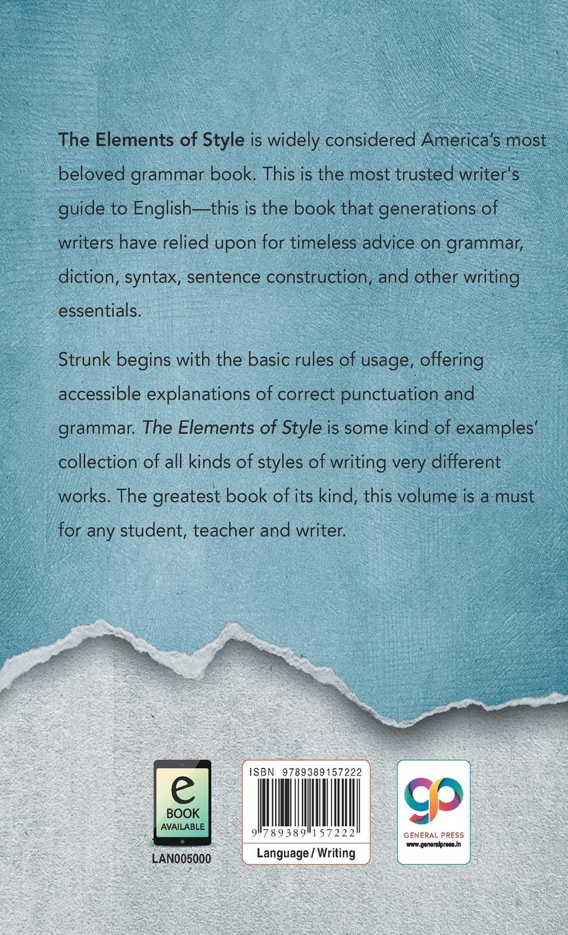 Rückseitencover The Elements of Style
