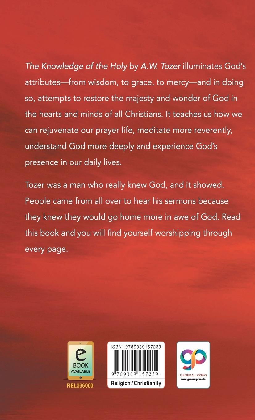 Rückseitencover The Knowledge of the Holy