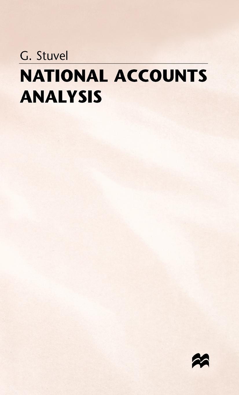 Vorderes Coverbild National Accounts Analysis