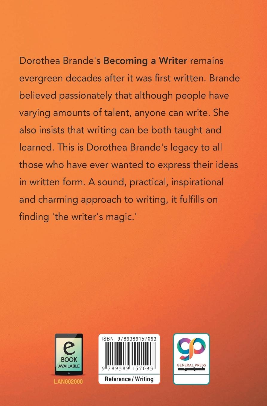 Rückseitencover Becoming a Writer