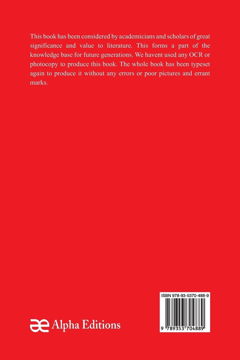 Rückseitencover Carnegie endowment for International Peace Division of Economics and History John Bates Clark, Director; Epidemics resulting from wars