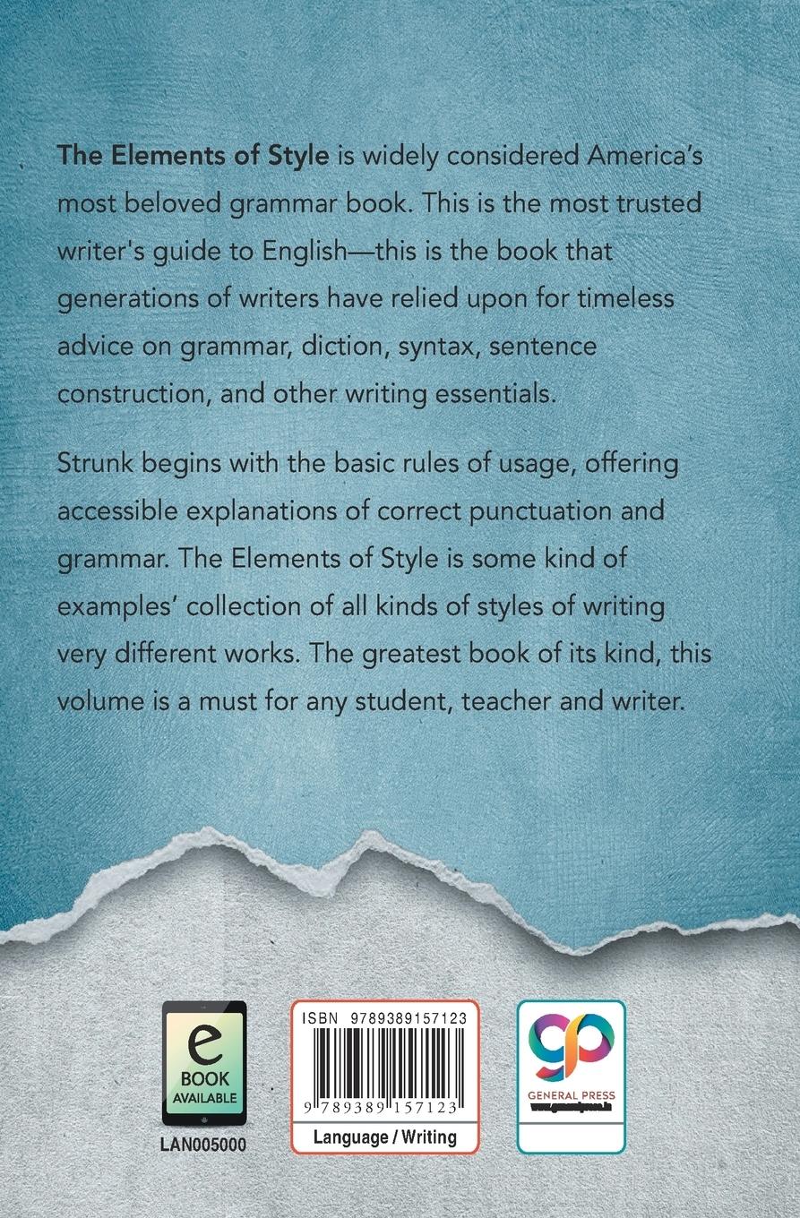 Rückseitencover The Elements of Style