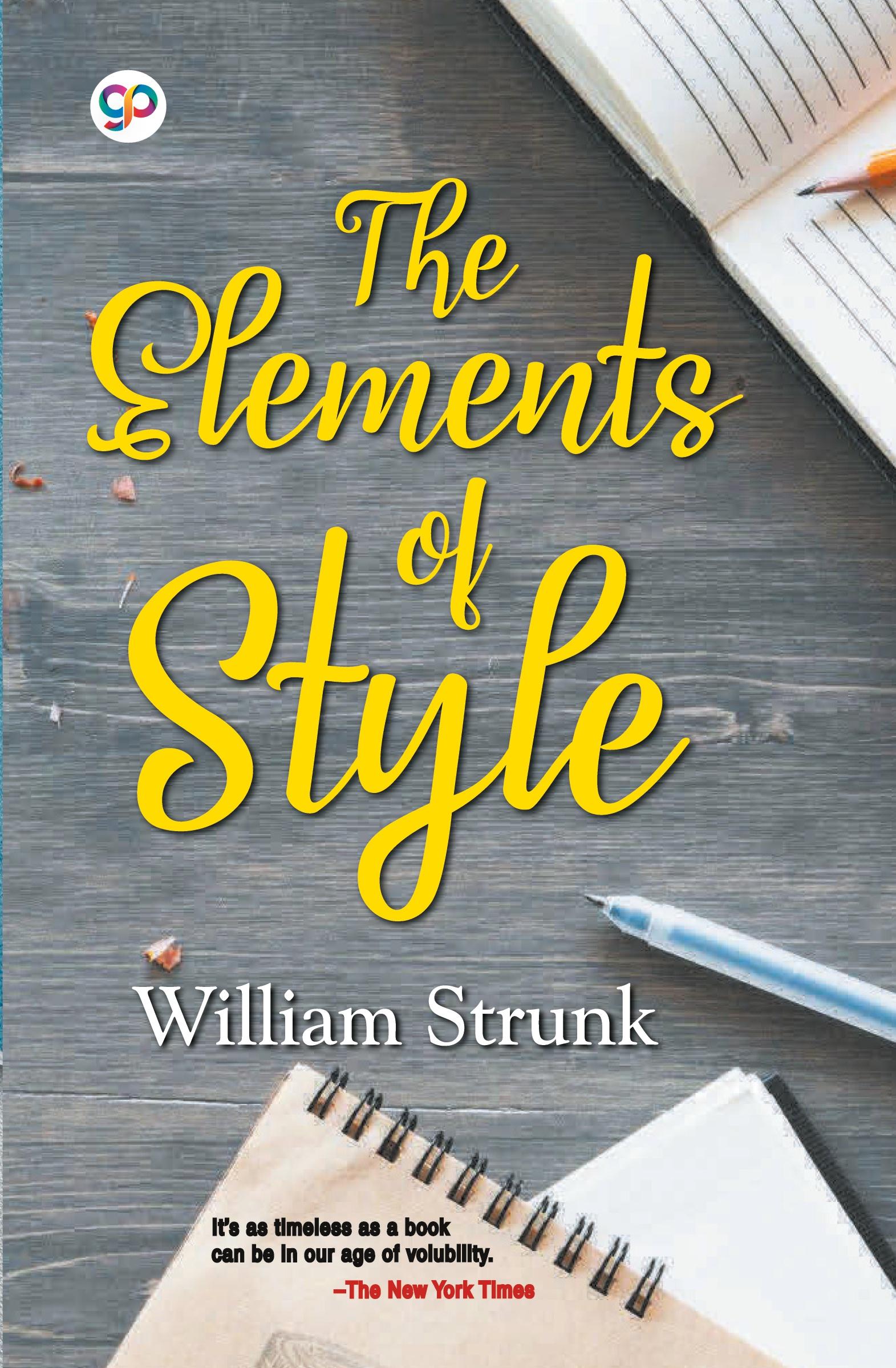 Vorderes Coverbild The Elements of Style