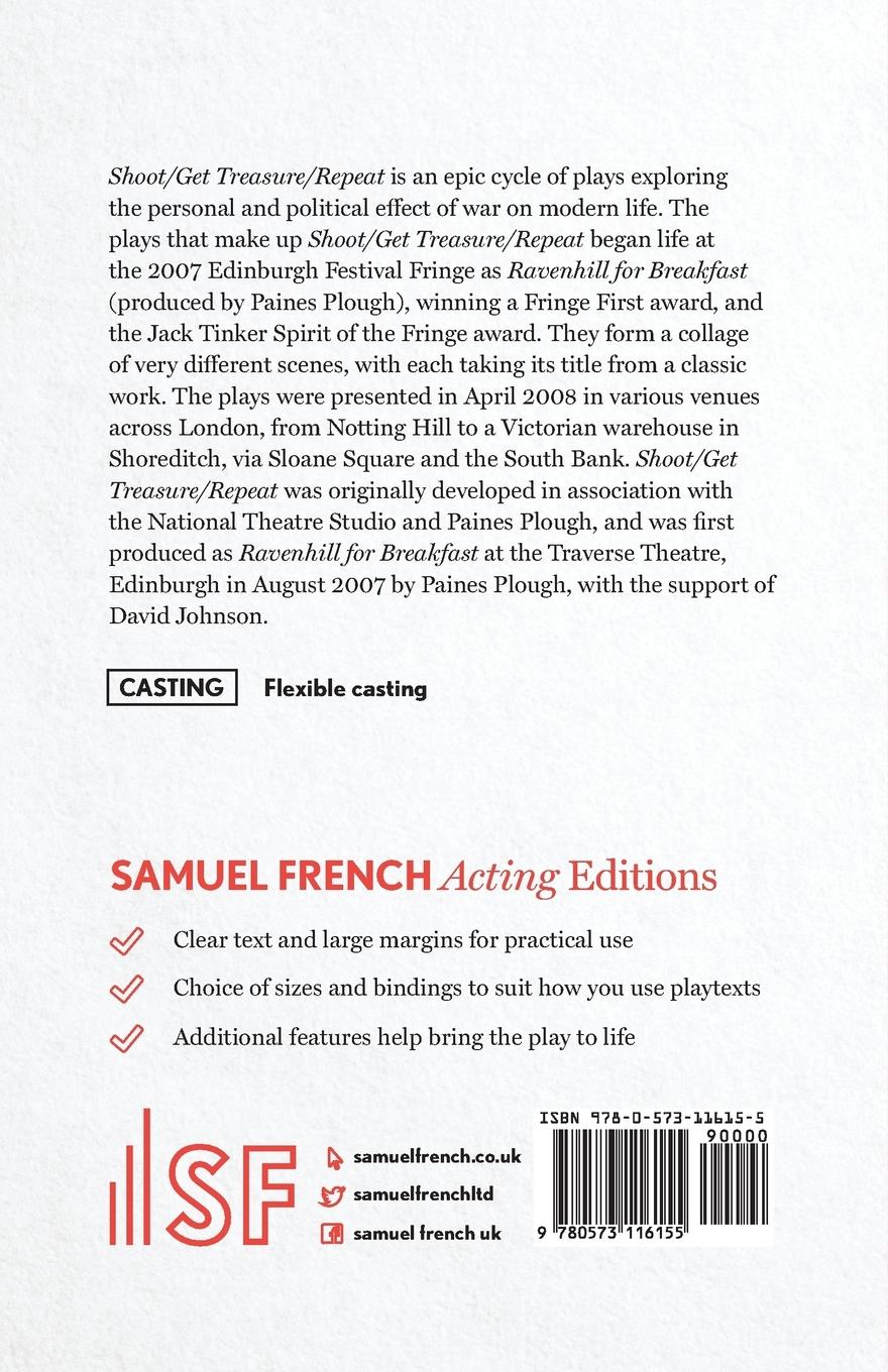 Rückseitencover SHOOT/ GET TREASURE/ REPEAT