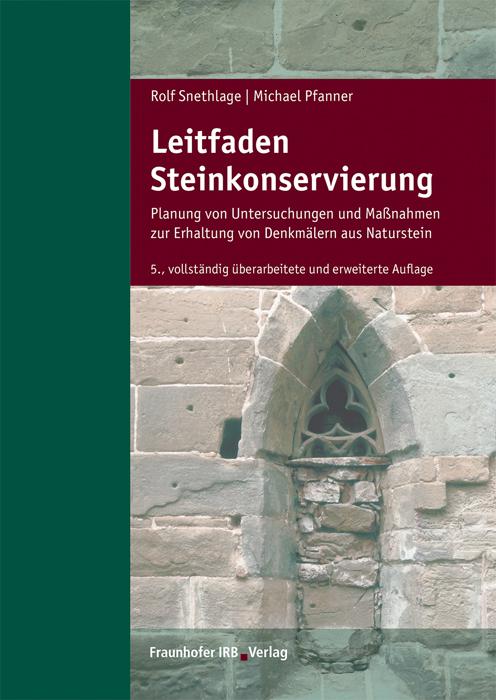 Vorderes Coverbild Leitfaden Steinkonservierung.