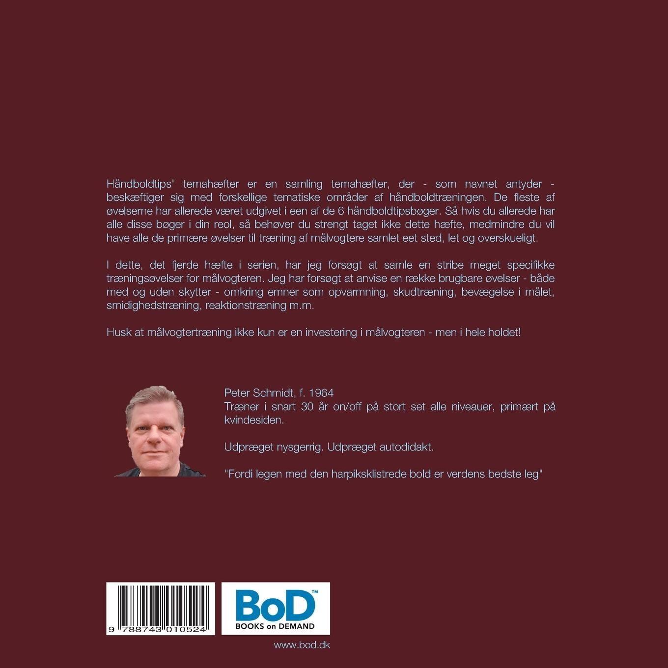 Rückseitencover Træningsøvelser for målvogteren