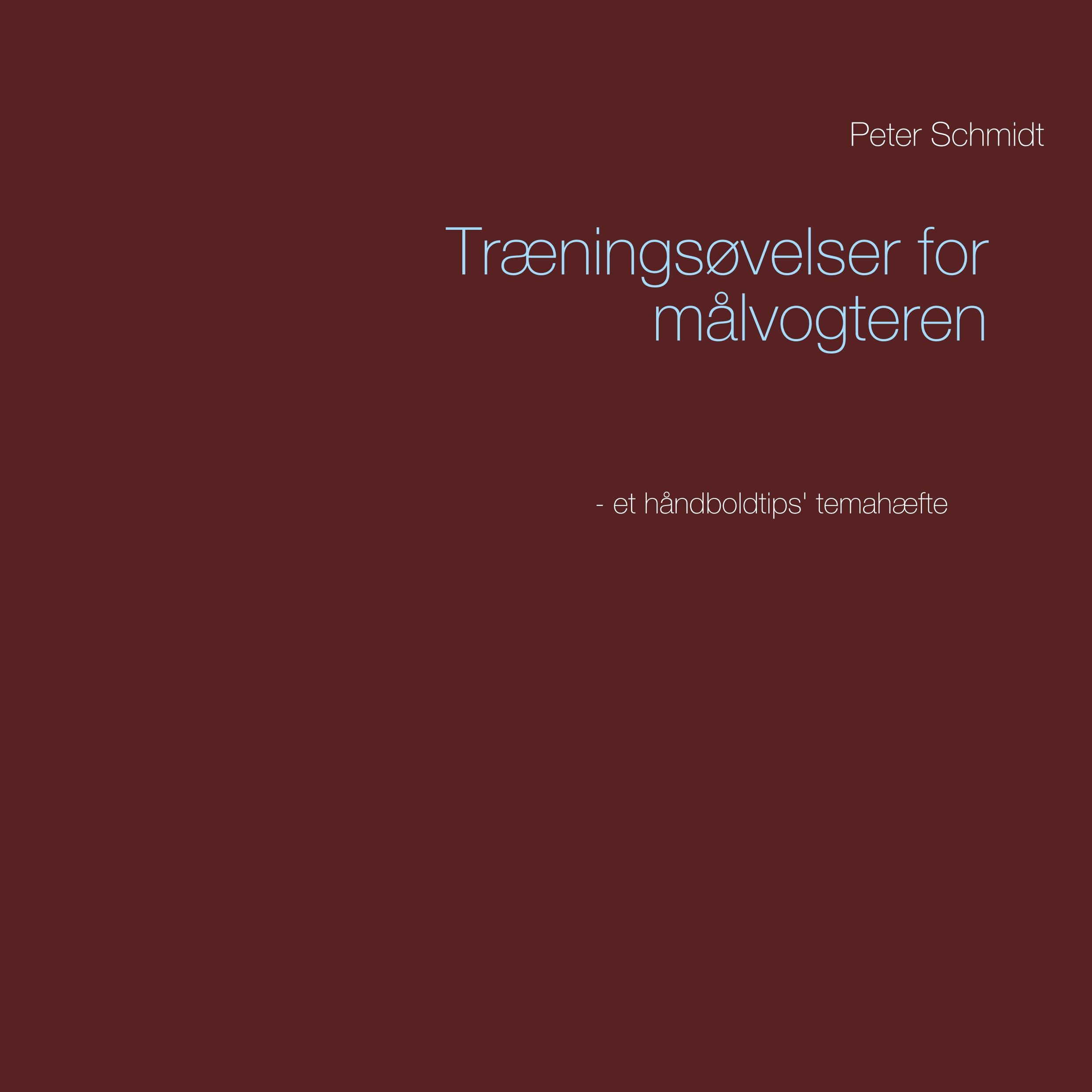 Vorderes Coverbild Træningsøvelser for målvogteren