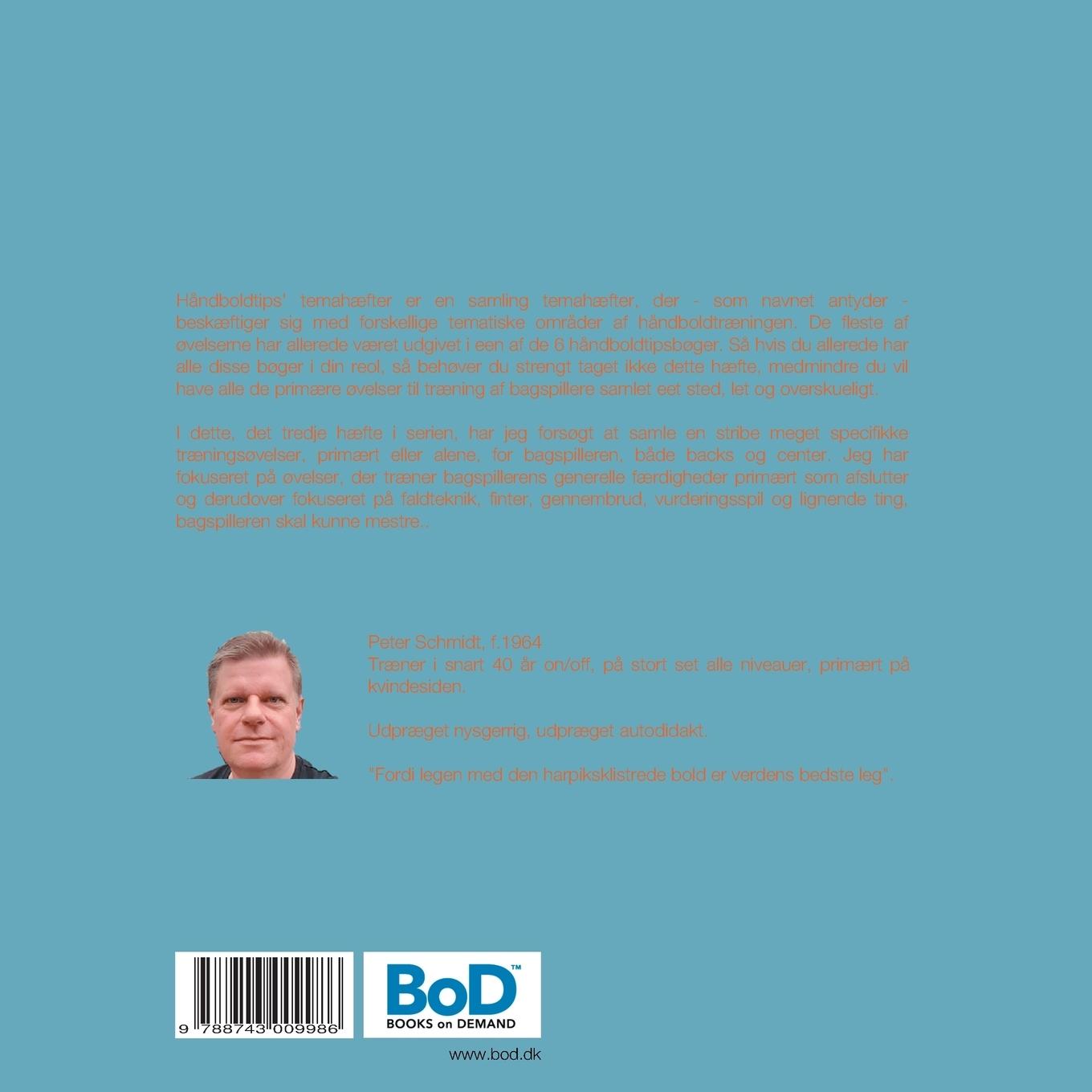 Rückseitencover Træningsøvelser for bagspilleren