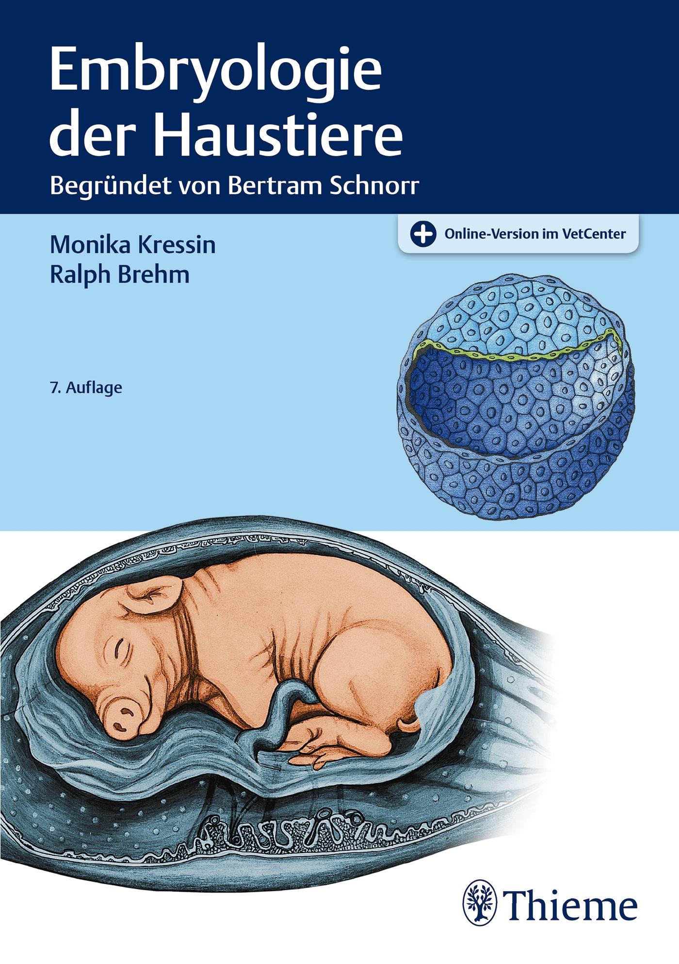Vorderes Coverbild Embryologie der Haustiere
