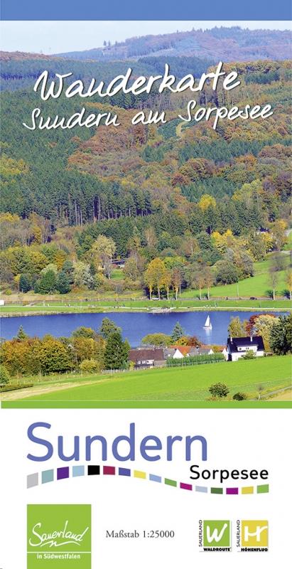 Vorderes Coverbild Wanderkarte Sundern am Sorpesee 1:25 000