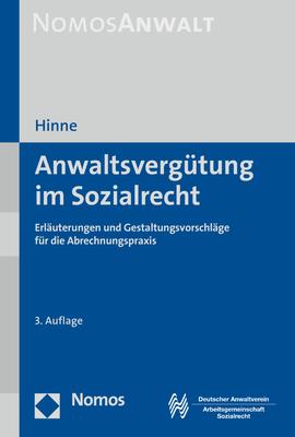Vorderes Coverbild Anwaltsvergütung im Sozialrecht