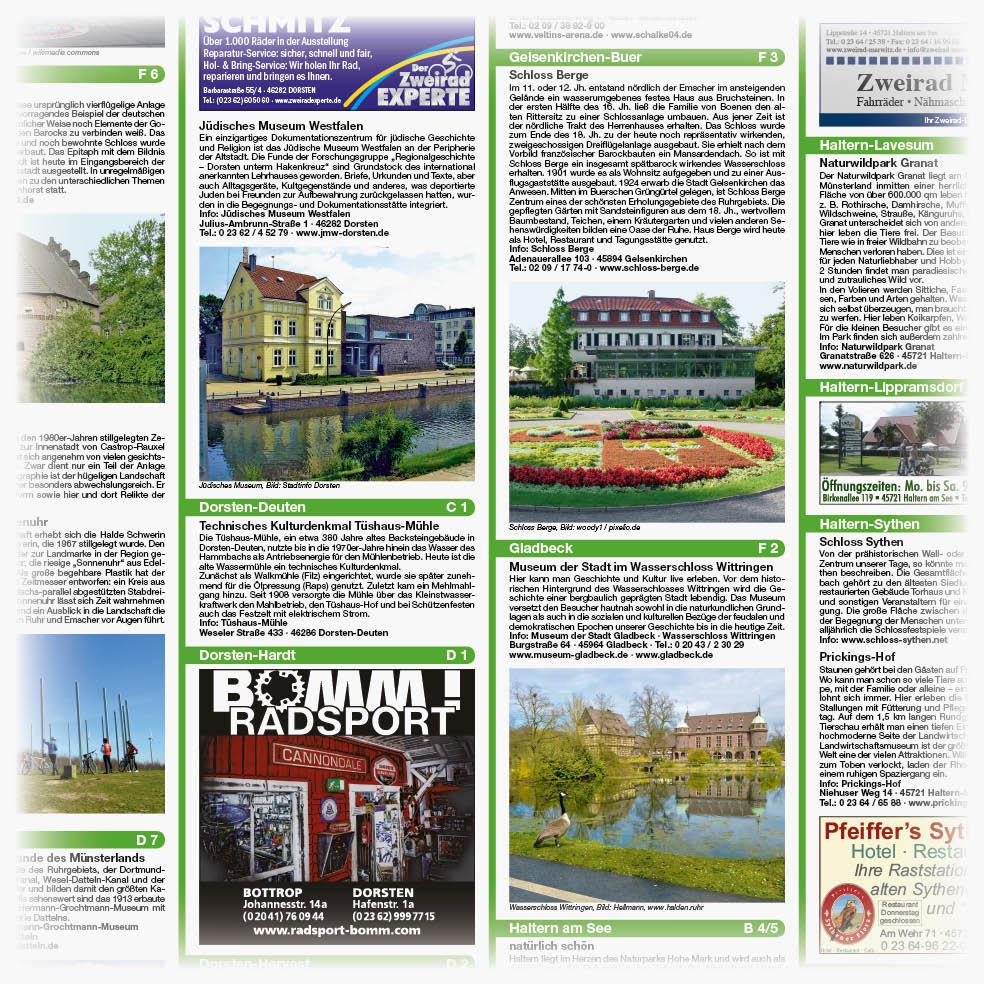 Beispielinhalt (Bild) Recklinghausen - Halterner Stausee - Südliches Münsterland 1:50 000