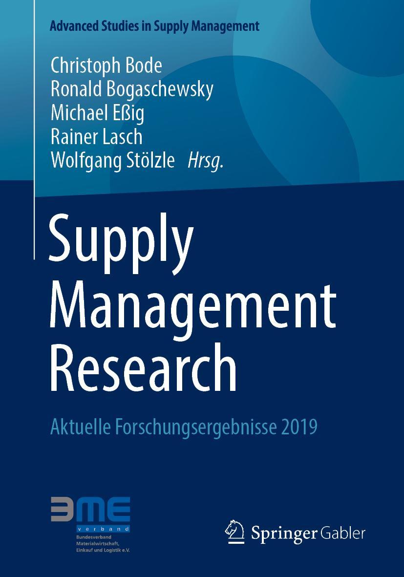 Vorderes Coverbild Supply Management Research