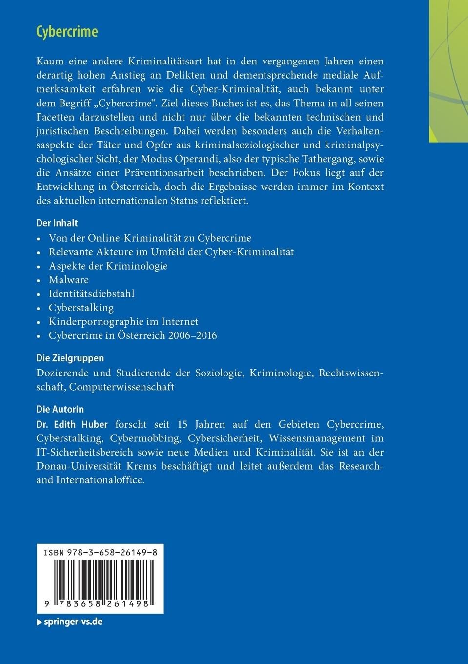 Rückseitencover Cybercrime
